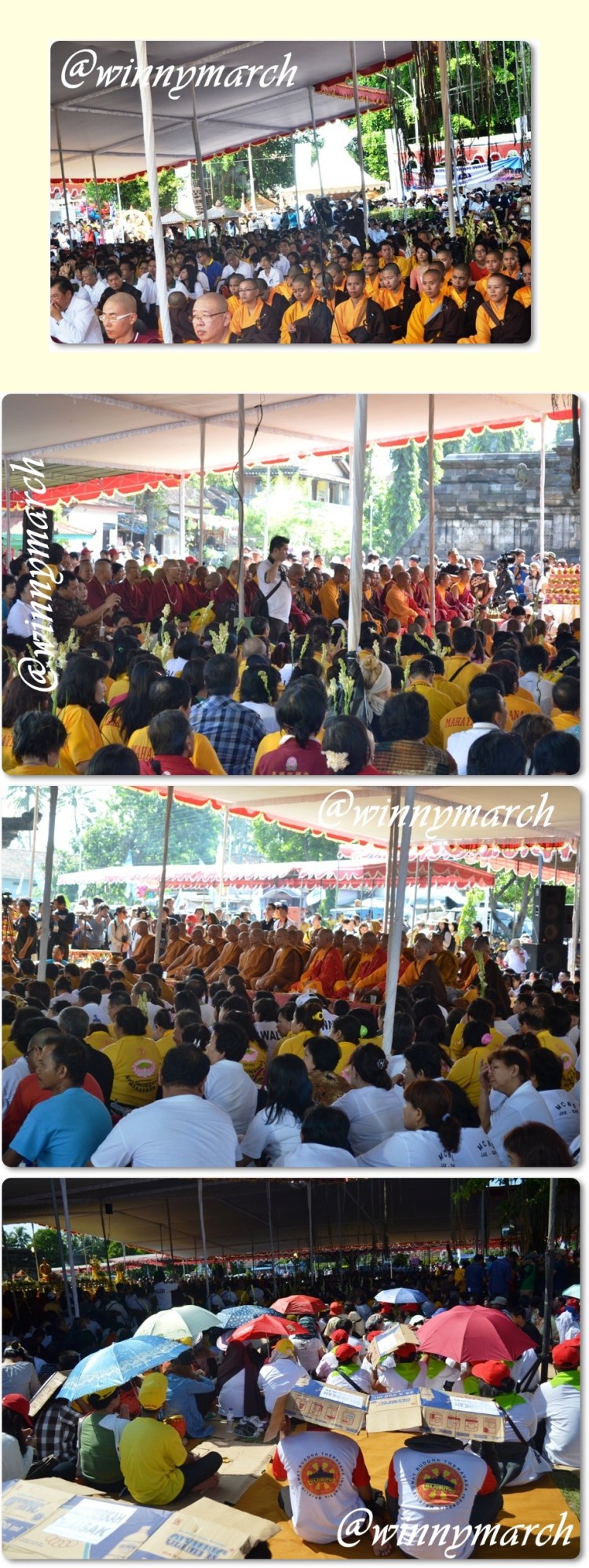 waisak di candi mendut