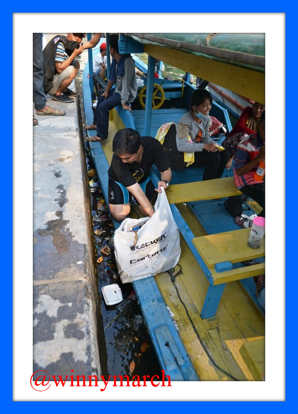 Reza yang membersihkan Pulau Onrust