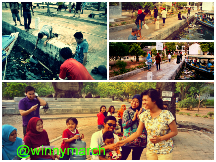 peduli sampah di pulau onrust