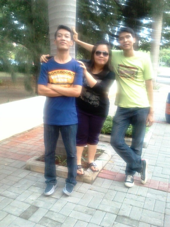 Bang Dian, yessi dan Bang Dendi di ancol