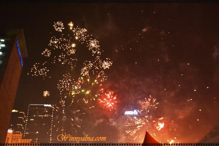 New Year 2014 in Jakarta Indonesia
