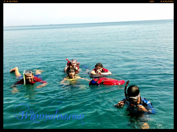 snorkeling di Pulau tunda