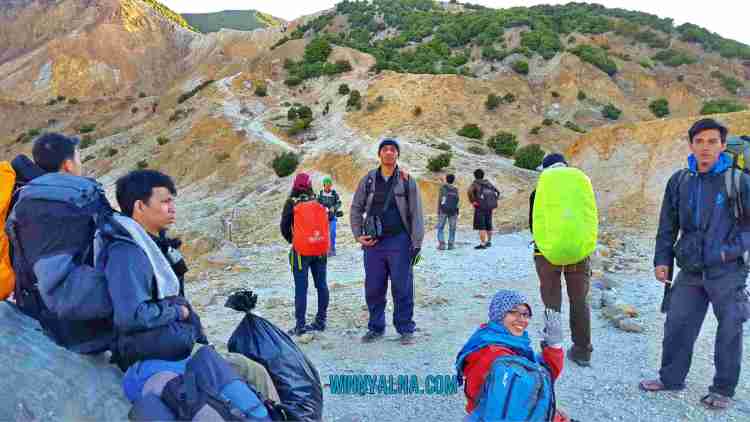 perjalanan papandayan