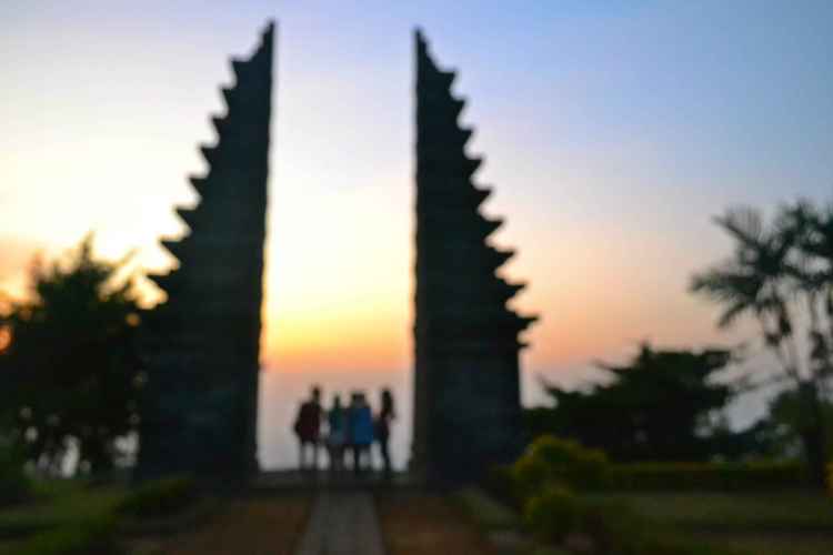 Kami di candi cetho karanganyar
