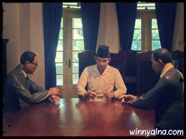 patung soekarno, hatta, Subarjo di Museum