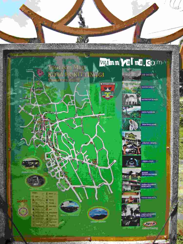Peta Wisata Bukittingi