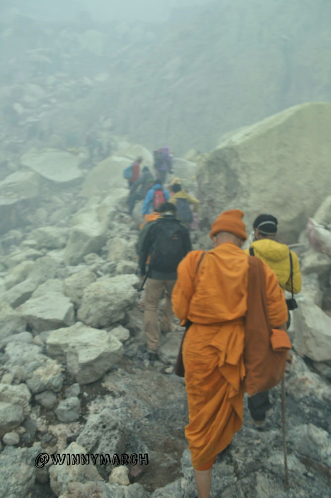 Trekking to Ijen